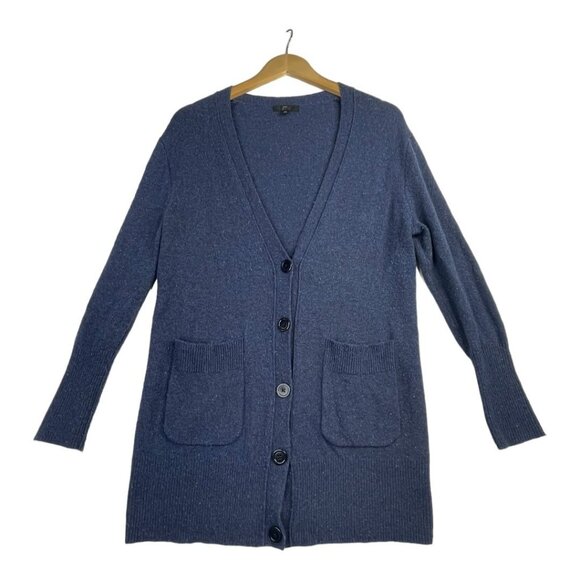 J. Crew Sweaters - J.‎ Crew Donegal Wool Button Cardigan size XS Blue